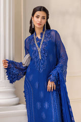 Maria b 3 Piece Unstitched Embroidered Chiffon Suit | MPC-25-103