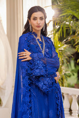 Maria b 3 Piece Unstitched Embroidered Chiffon Suit | MPC-25-103