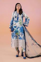3 Piece Printed Lawn Suit | MPS-2510-B Mprint