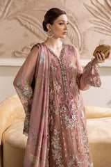 Maria b 3 Piece Unstitched Embroidered Chiffon Suit | MPC-25-105