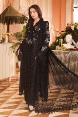 Maria b | 3 Piece Unstitched Embroidered Chiffon Suit