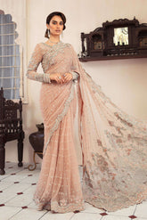 MARIA B. Couture Powder Pink MC-039 Saree