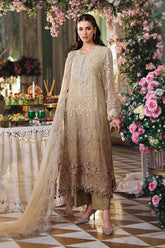 MARIA B | 3 Piece Unstitched Embroidered Chiffon Suit