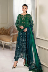 MARIA B - 3 Piece Unstitched Embroidered Chiffon Suit | MPC-25-106