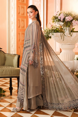 Maria b 3piece Embroidered Chiffon