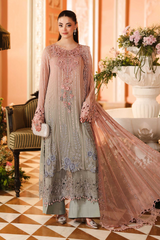 Maria b 3piece Unstiched Chiffon