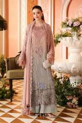 Maria b 3piece Unstiched Chiffon