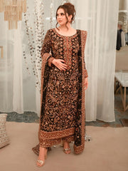 HARIS SHAKEEL - Black Floral
