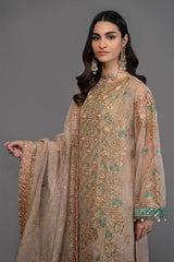 Suit Off White with Sea Green BDS-2507 D7