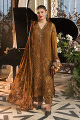 Maria b 3 Piece Unstitched Embroidered Chiffon Suit