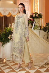 Maria b 3 Piece Unstitched Embroidered Chiffon Suit