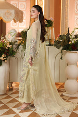 Maria b 3 Piece Unstitched Embroidered Chiffon Suit