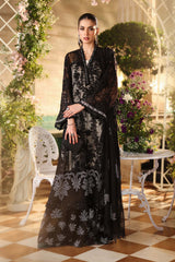 MARIA B | 3 Piece Unstitched Embroidered Chiffon Suit