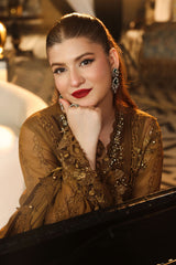 Maria b 3 Piece Unstitched Embroidered Chiffon Suit
