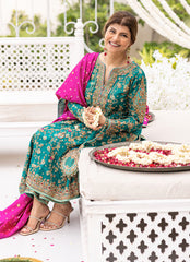 Farah Talib Aziz - Avisa Emerald Kurta