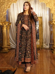 HARIS SHAKEEL - Black Floral