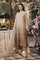 MARIA B | 3 Piece Unstitched Embroidered Chiffon Suit