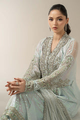 3 Piece Embroidered Chiffon Suit | BD-3005