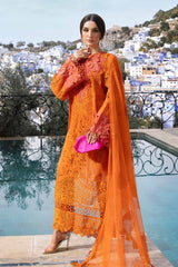3 Piece Unstitched Embroidered Lawn Suit | D-2505-B