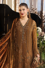 Maria b 3 Piece Unstitched Embroidered Chiffon Suit