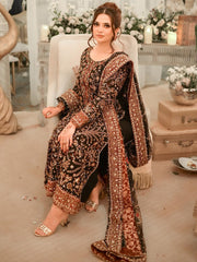 HARIS SHAKEEL - Black Floral